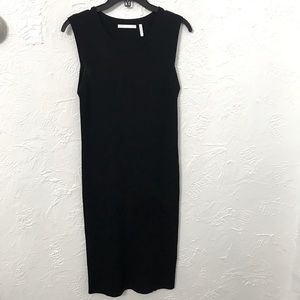 Helmut Lang Black Sleeveless New Without Tags Dress, size Large. Form fitting.